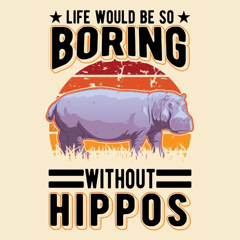 Nilpferd Geschenk Hippo Flusspferd