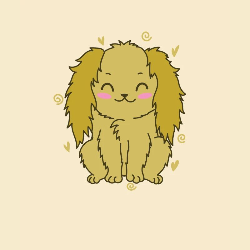 Cocker spaniel with beautiful ears pet