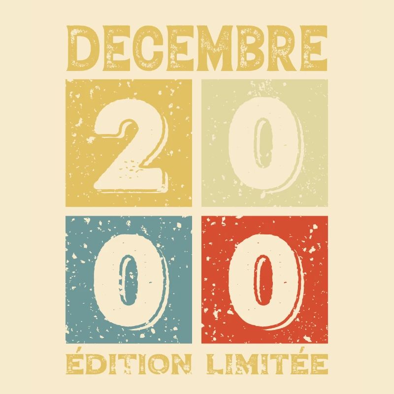 Anniversaire Vintage Idée Cadeau Décembre 2000