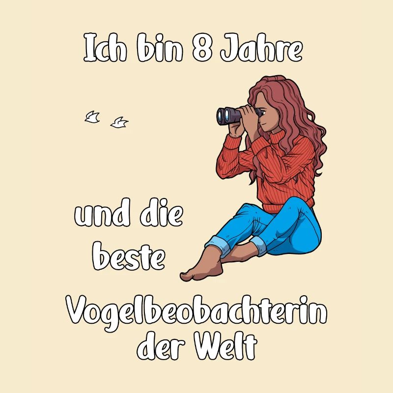 Ich bin 8 - Mädchen Vogelbeobachtung