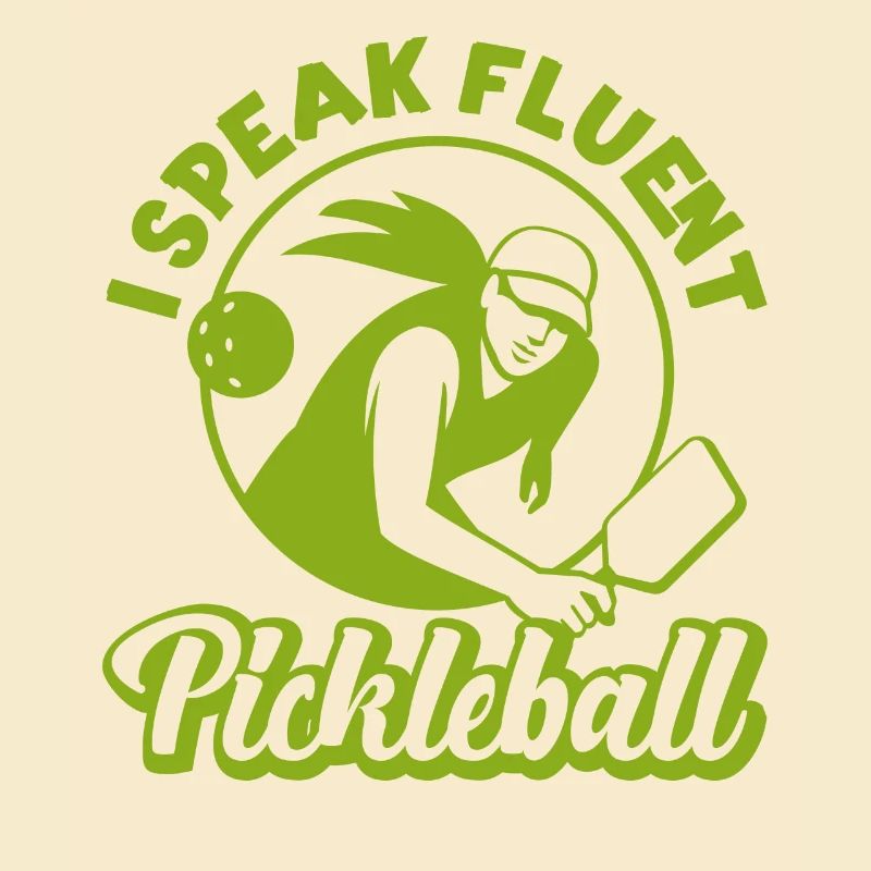 Pickleball Retro I Speak Fluent