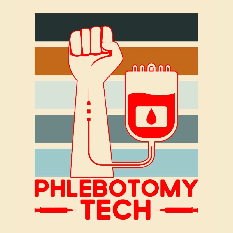 Phlebotomy Blood Sample Phlebotomist Tech Gift