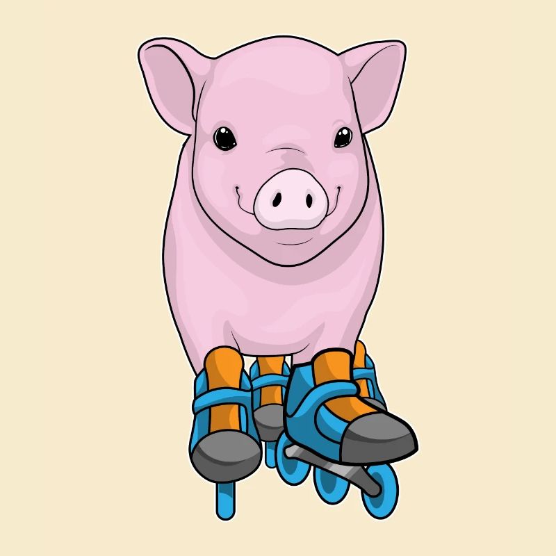 Schwein Inline skating Inline skates