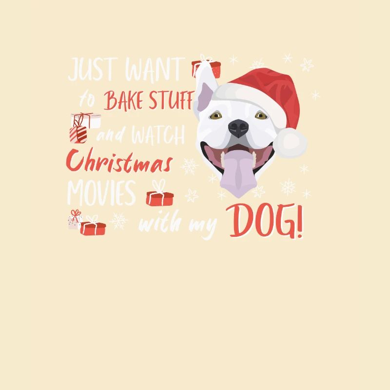 Bull Terrier Joyeux Noël