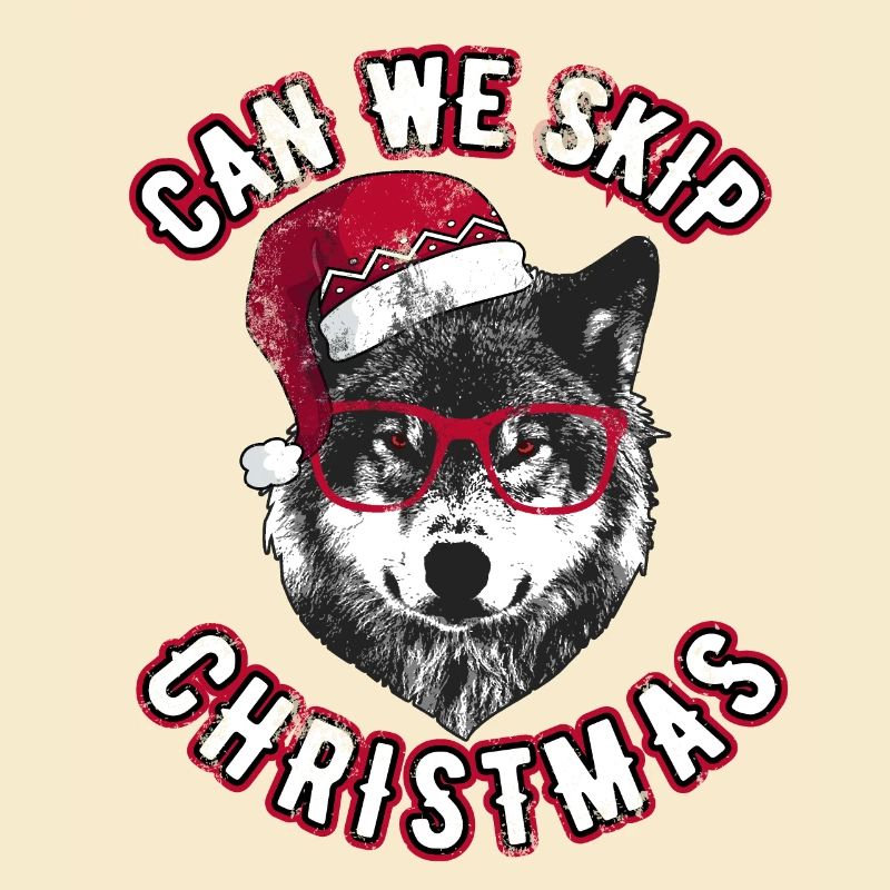 Peut-on sauter Noël - Grumpy Christmas Wolf