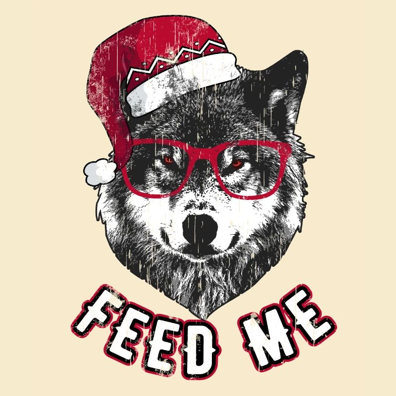 Feed Me – Grumpy Christmas Wolf