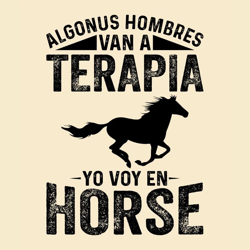 Algonus Men's Therapy I go horseback riding