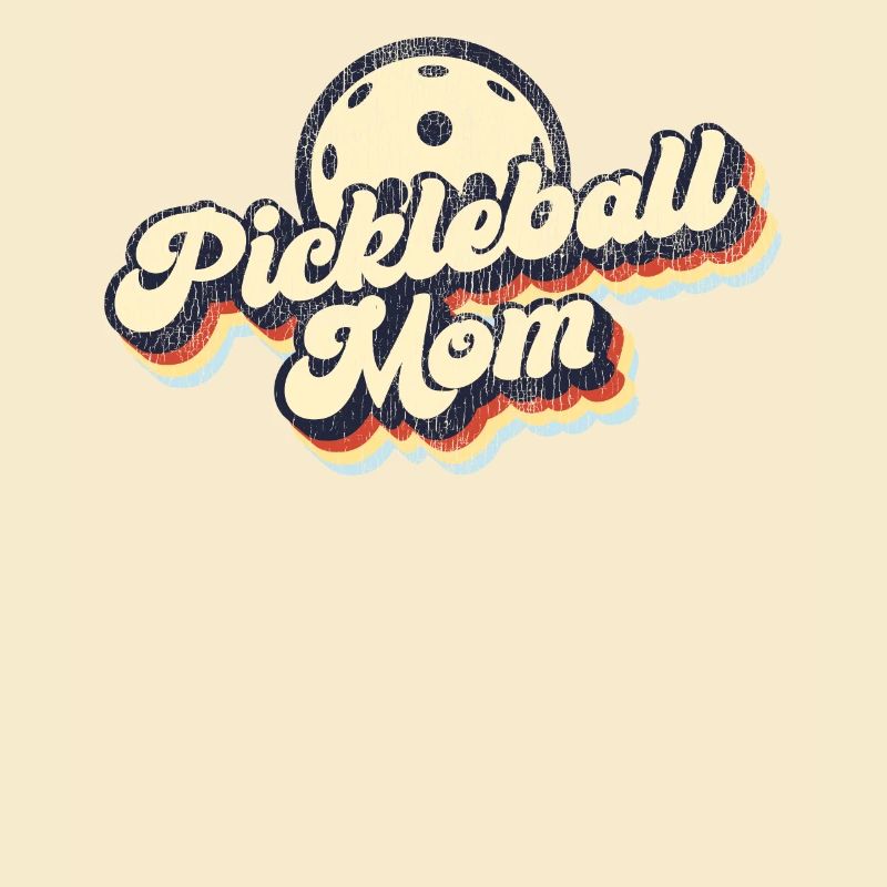 Pickleball Maman Mère Rétro