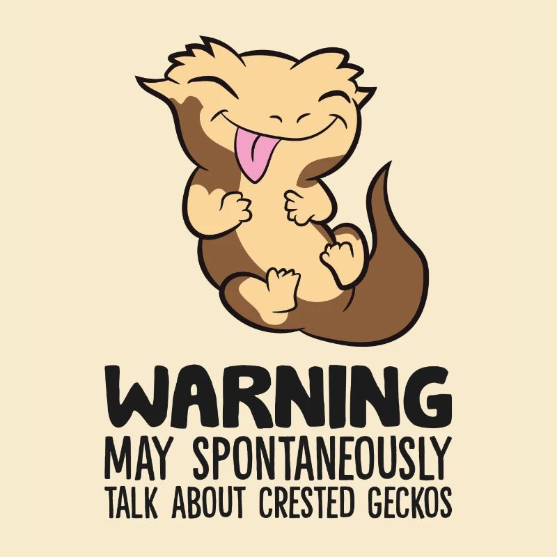 Warnung kann spontan über Haubengeckos sprechen