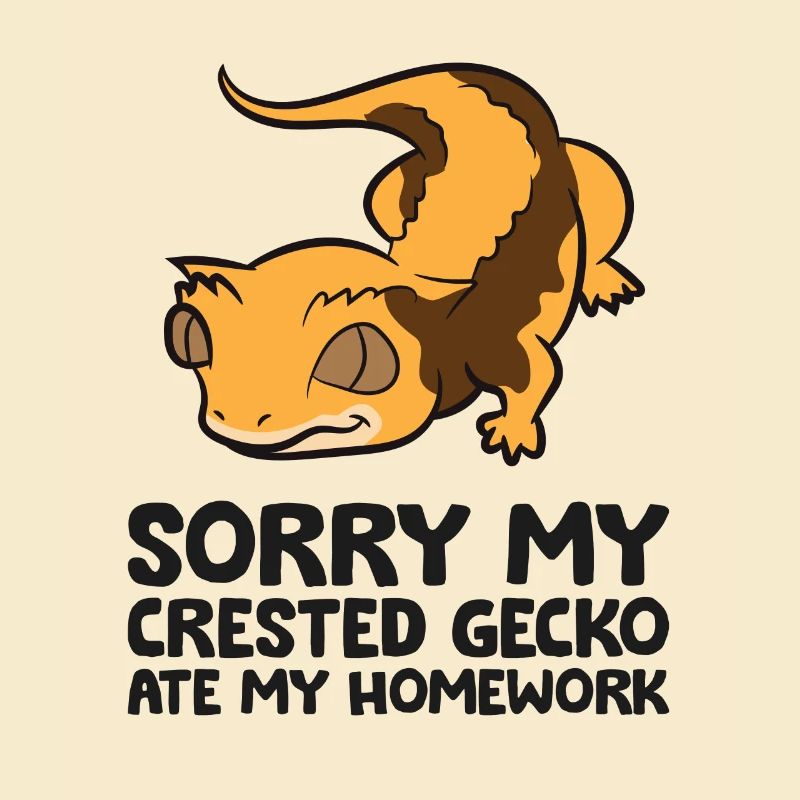 Sorry My Crested Gecko Ate My Homework Schule