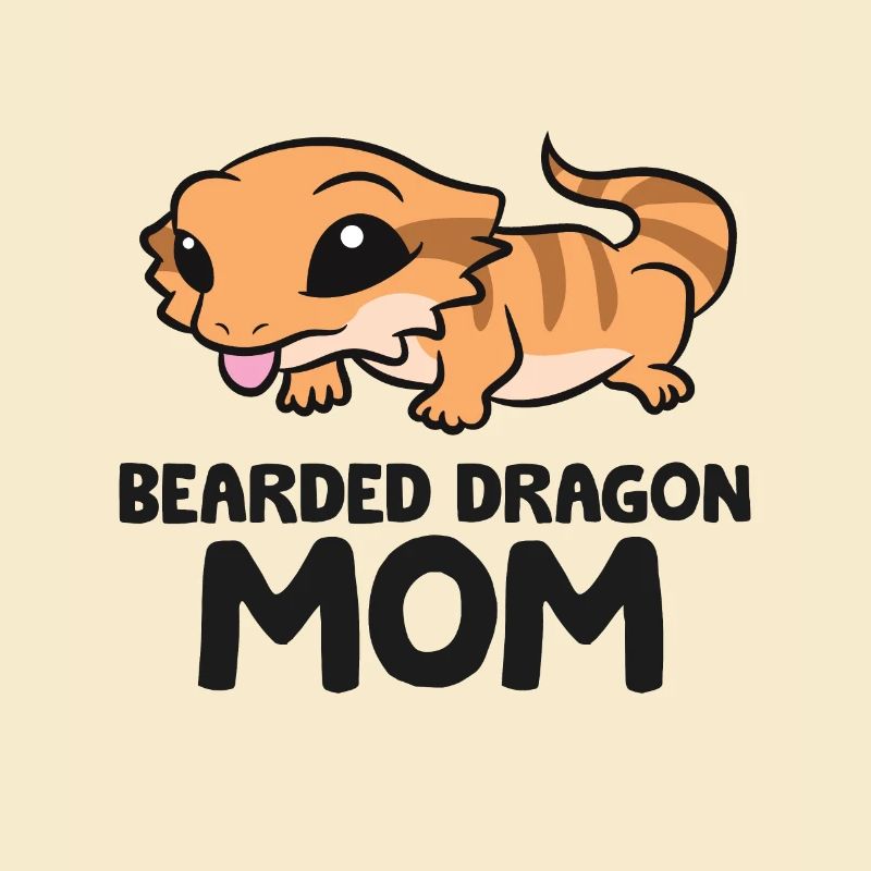 Bearded Dragon Mom Lizard Reptile Bearded Dragon