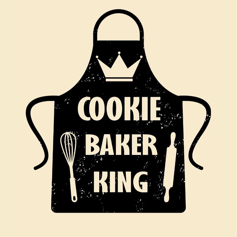 Cookie Baker King Chef Weihnachtskrone Nudelholz