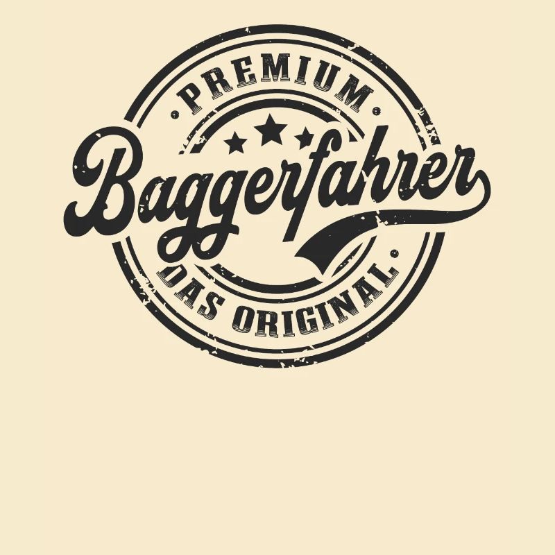 Baggerfahrer Original Bagger Baggerführer