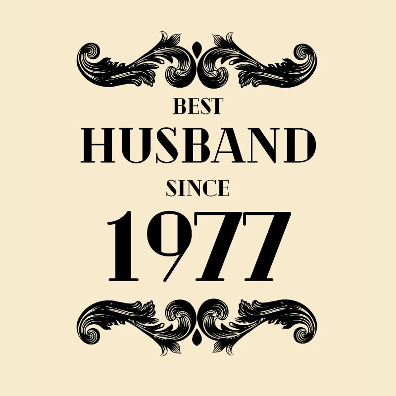 Bester Ehemann seit 1977 Hochzeitstag