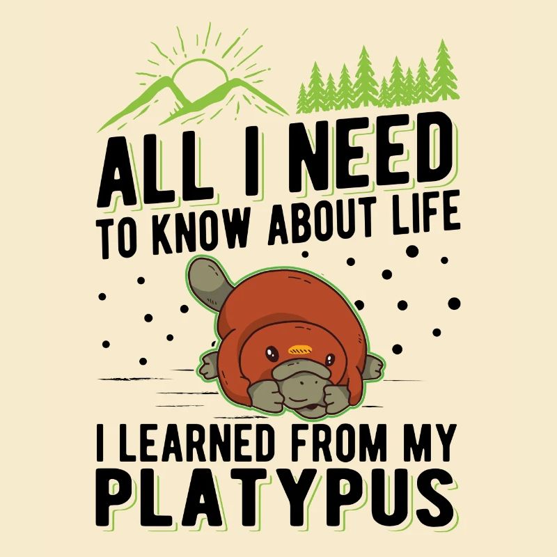 Schnabeltier Geschenk Platypus