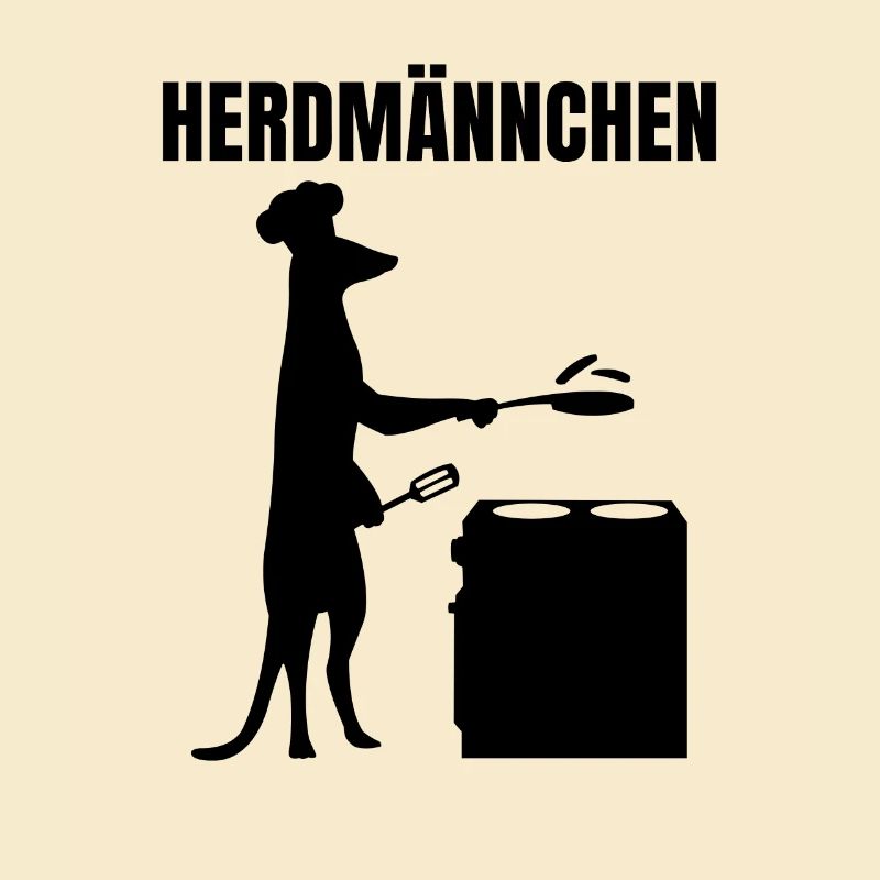 Herdmännchen Essen Kochen Lustiger Koch