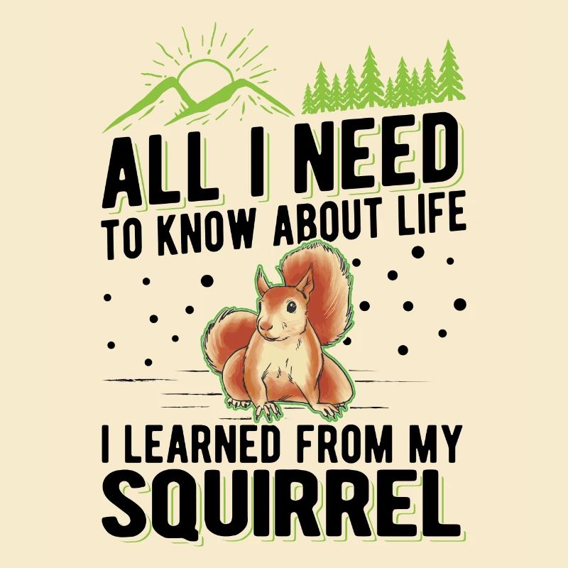 Eichhörnchen Geschenk Grauhörnchen Squirrel