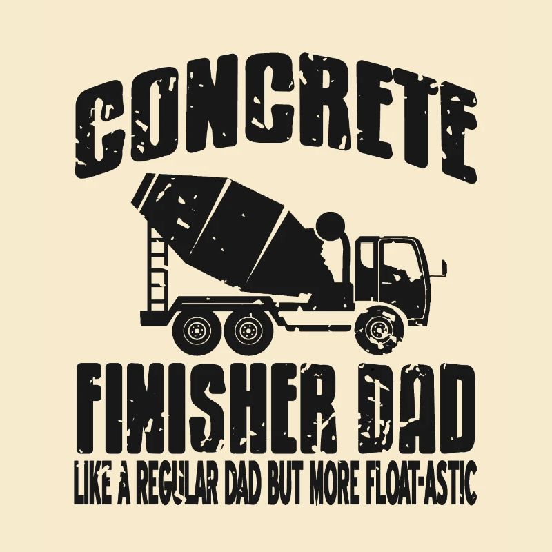 Concrete construction design for construction workers and construction site