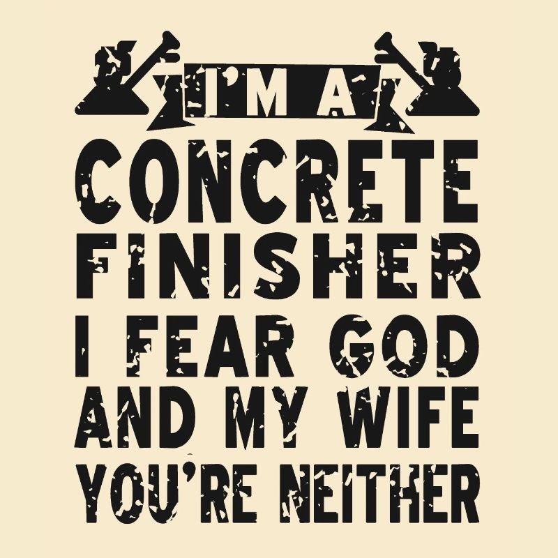 Concrete construction design for construction workers and construction site