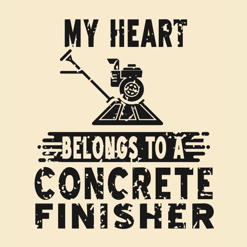 Concrete construction design for construction workers and construction site