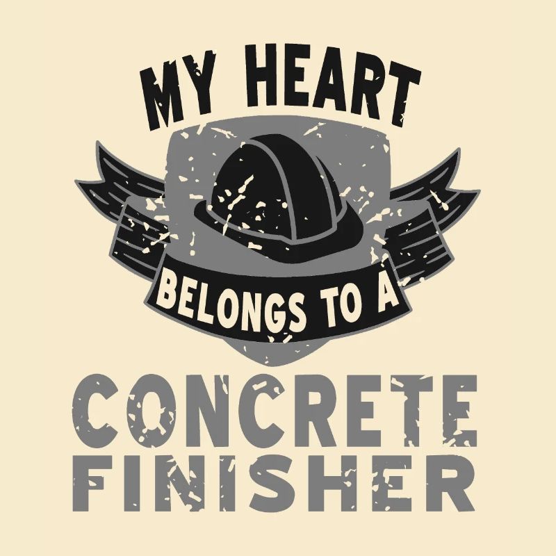 Concrete construction design for construction workers and construction site