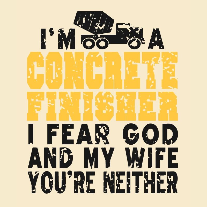 Concrete construction design for construction workers and construction site