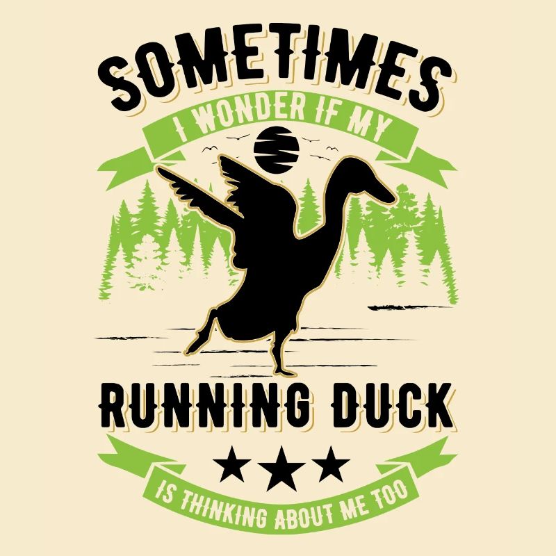 Indian Running Duck Gift Bottle Duck