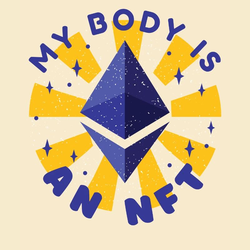 Mein Körper Ist Ein Nft Virtuelles Geld-Token