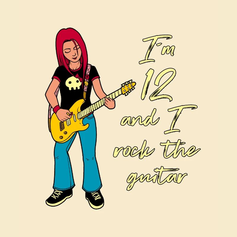 Ich bin 12 - Mädchen Gitarrist