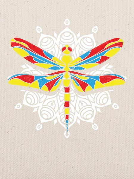 Libelle Libelle Libellen Mandala