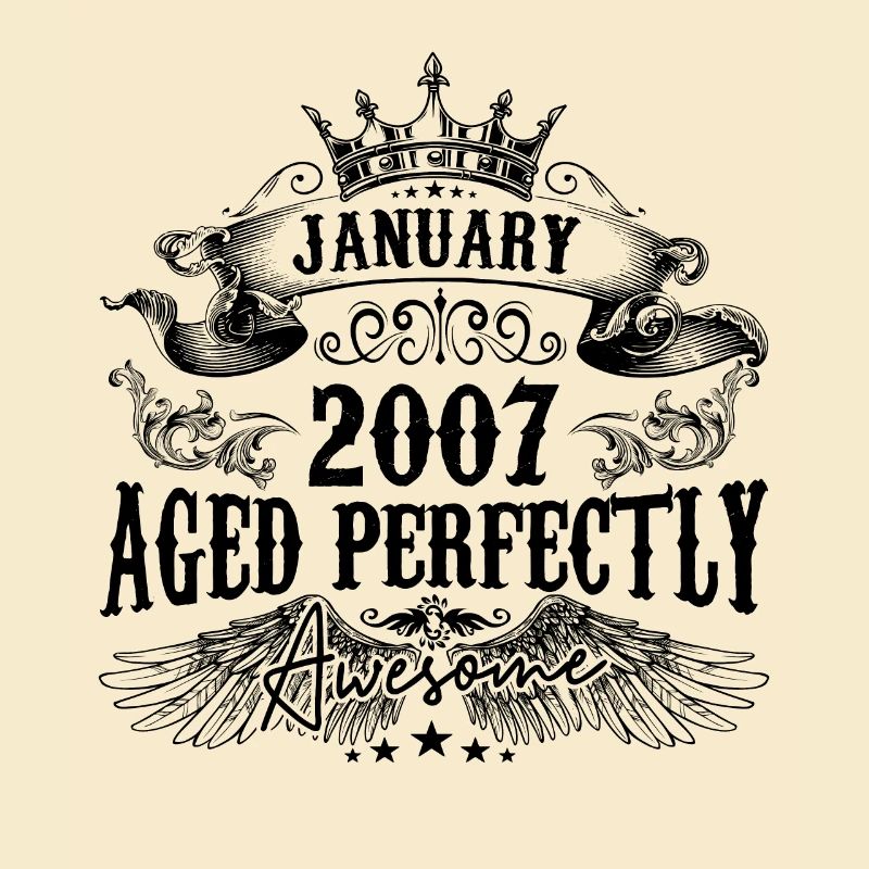 2007 | Januar Aged Perfectly 2007 Geburtstagsgeschenk