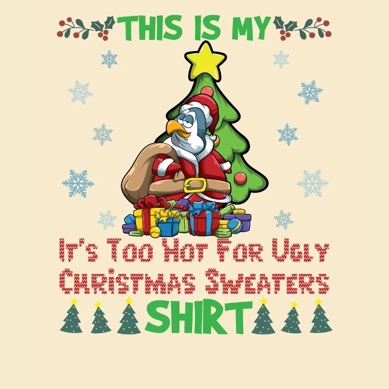 C'est mon pull de Noël il fait trop chaud pour moche