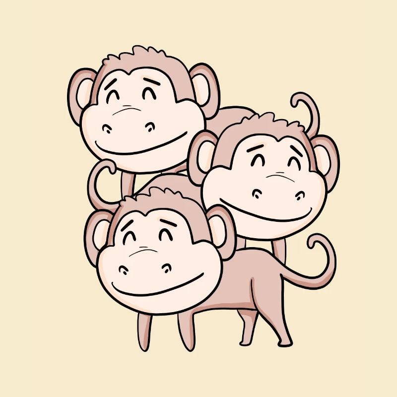 Cute Monkeys - Monkey