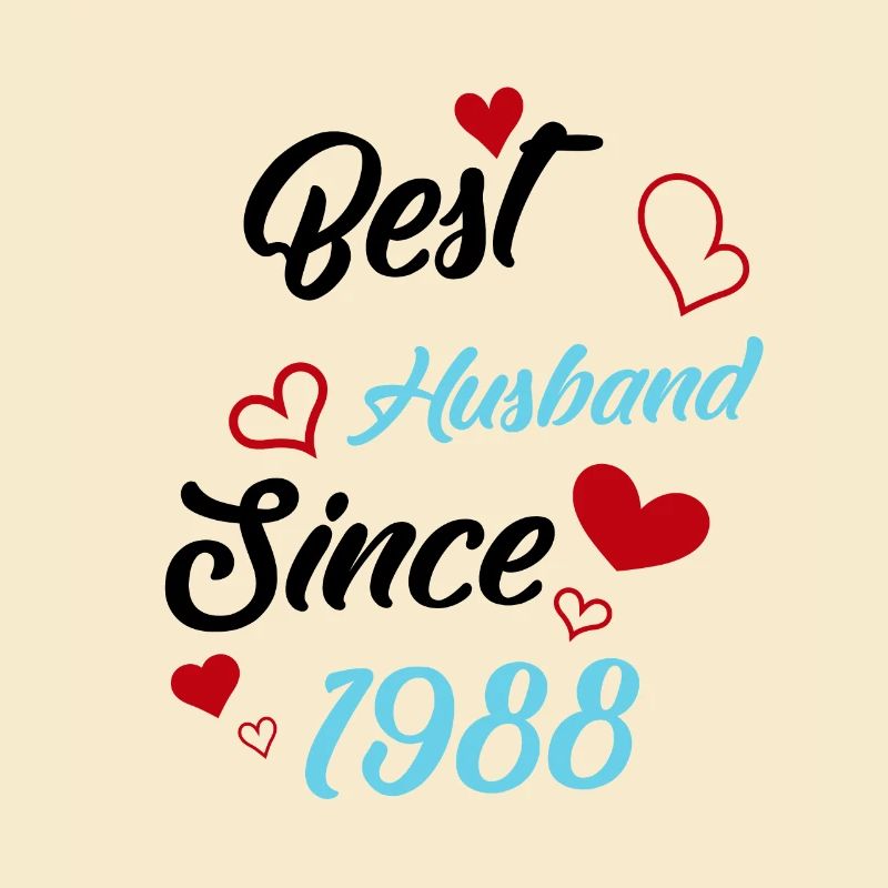 Bester Ehemann seit 1988 Hochzeit