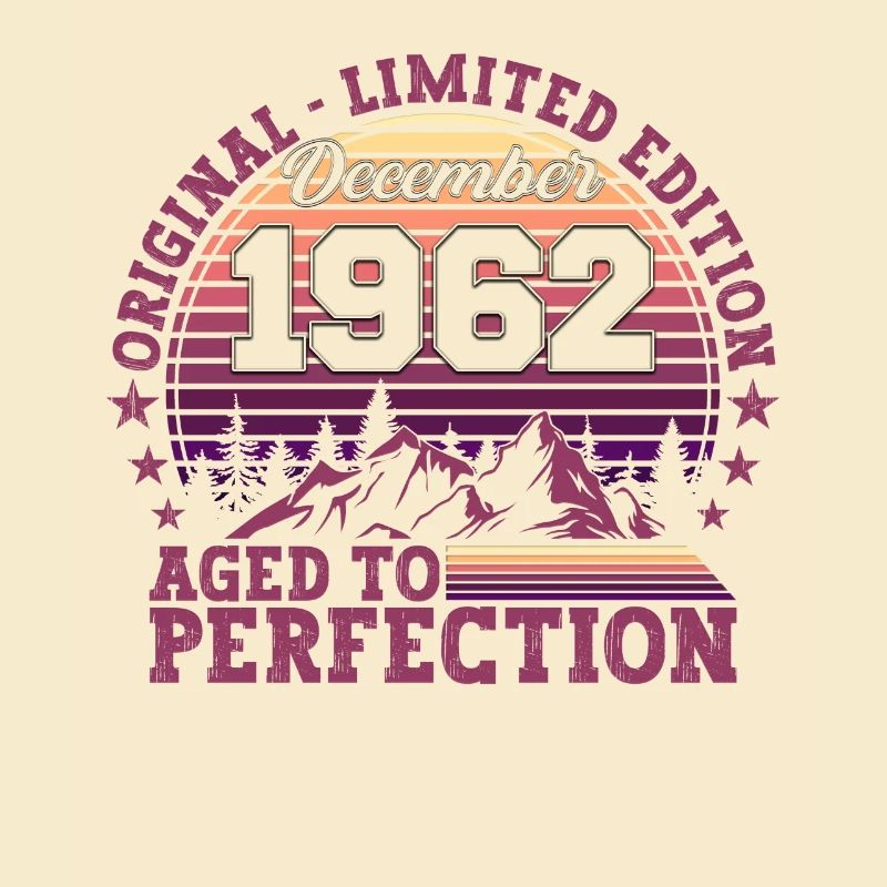 Original Dezember 1962 60. Geburtstag Geschenk