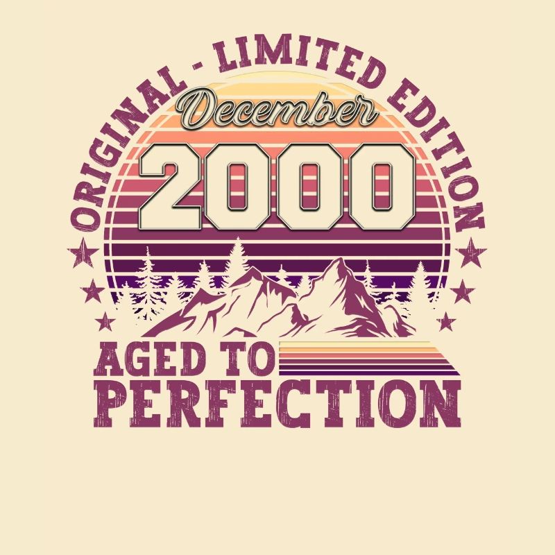 Original Décembre 2000 22e anniversaire Cadeau