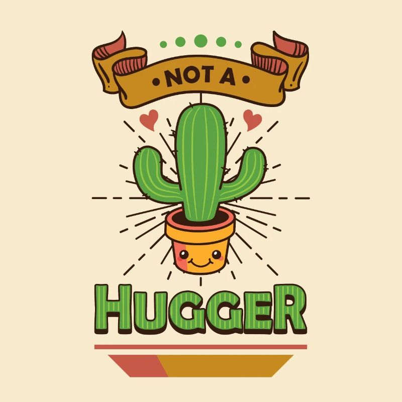 No hugging cactus