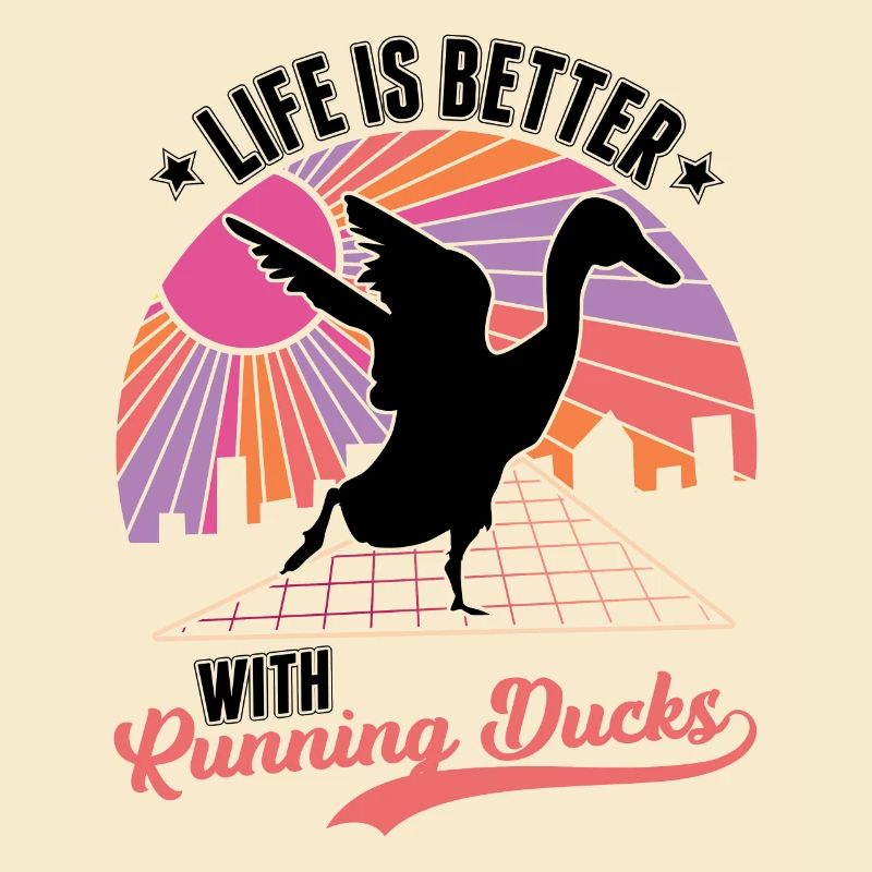 Life is better with running ducks