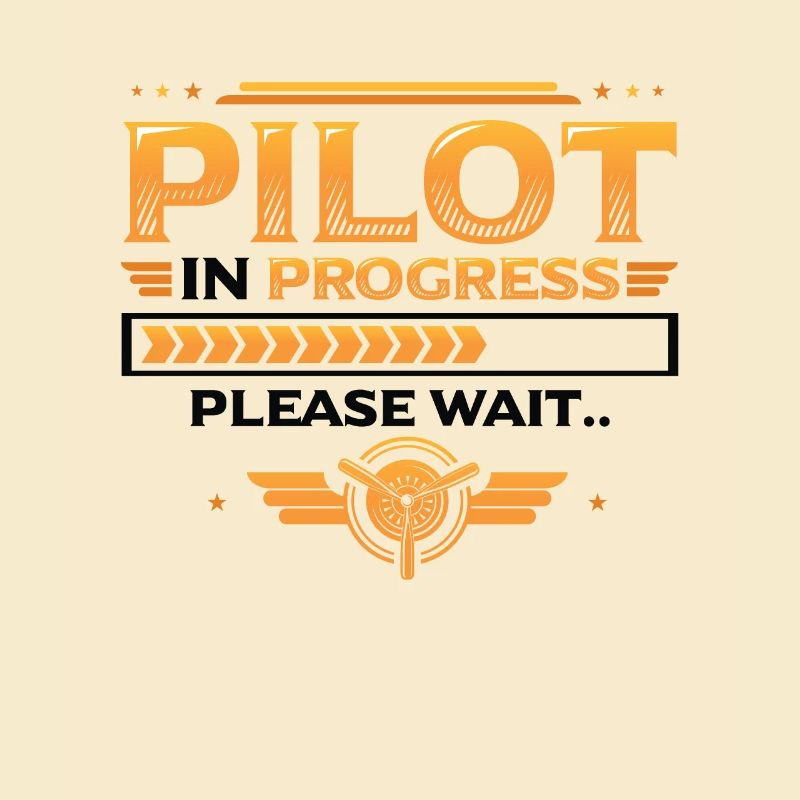 Pilot in progress, please wait, aircraft training