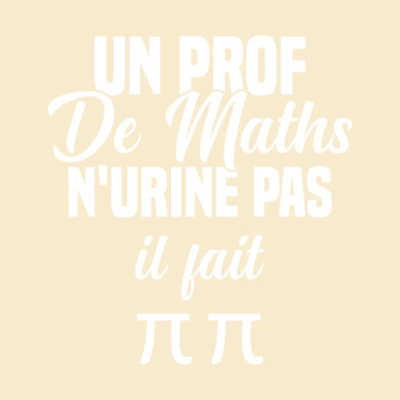 Idée cadeau humour jeu de mots prof de maths