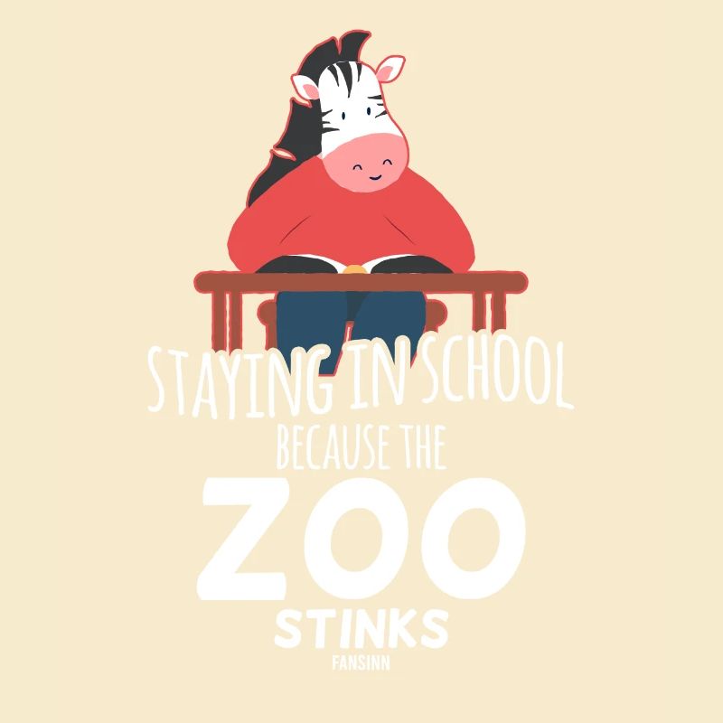 Zebra Schule lernen Streber Kind