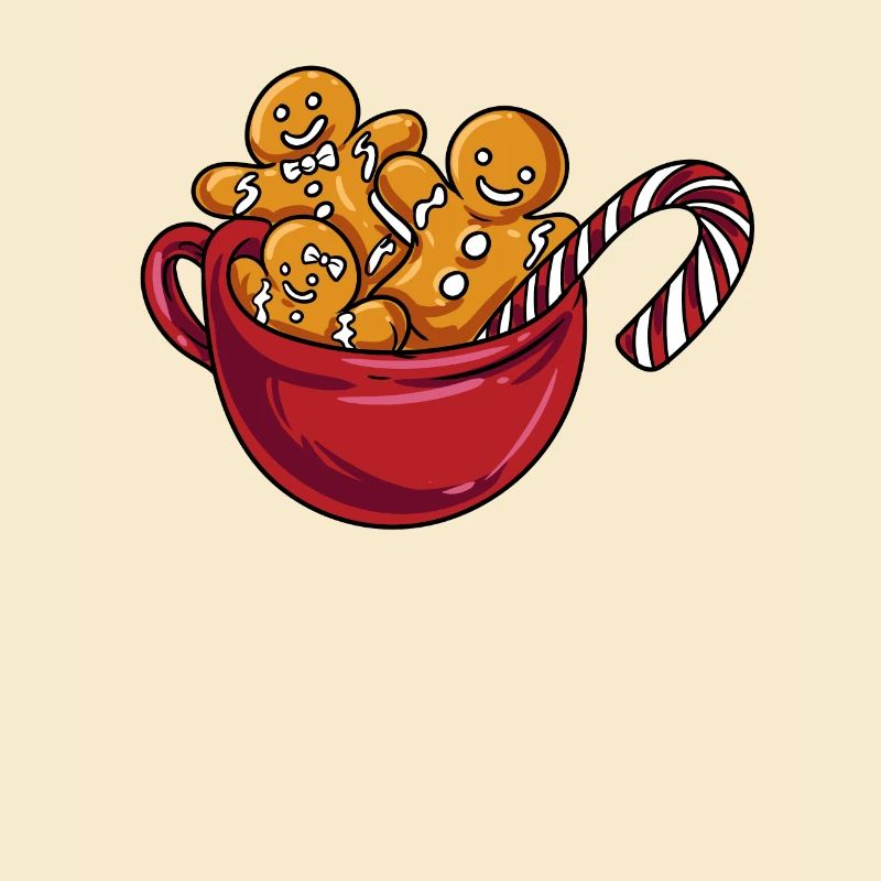 Weihnachtsbecher Gingerman