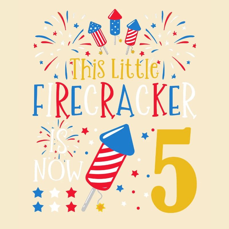 This little firecracker is now 5 July 4 5.