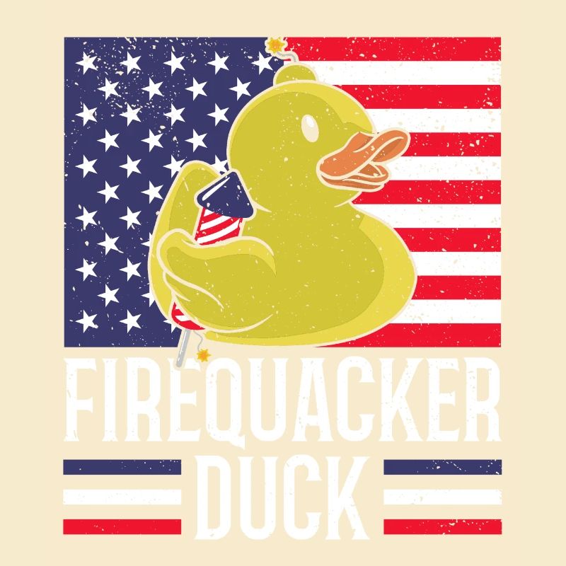 Firequacker Duck 4. Juli Firecracker