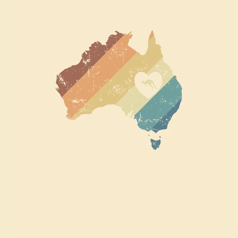 L’Australie avec le kangourou dans l’outback
