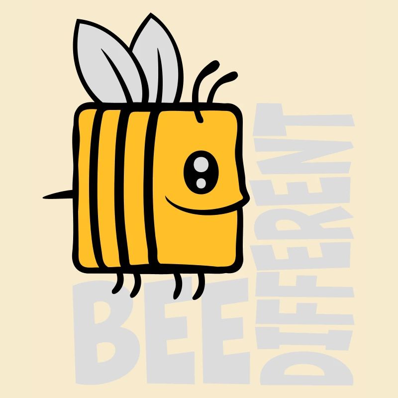 bee different Spruch Zitat