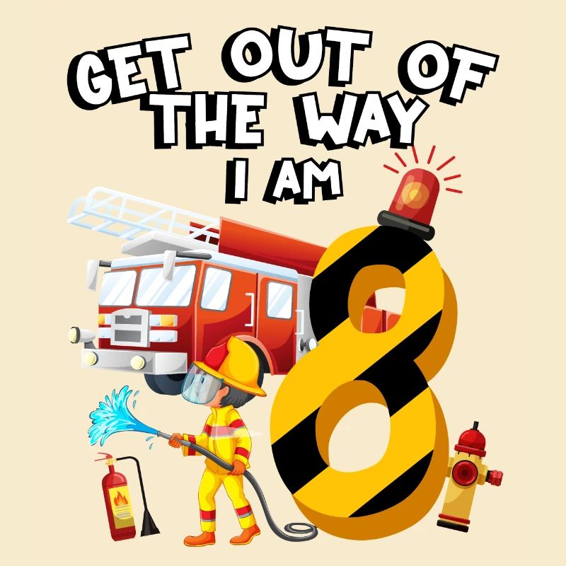 Fire engine firefighting I am 8 years old
