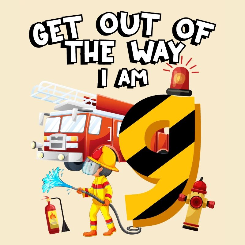 Fire engine firefighting I am 9 years old