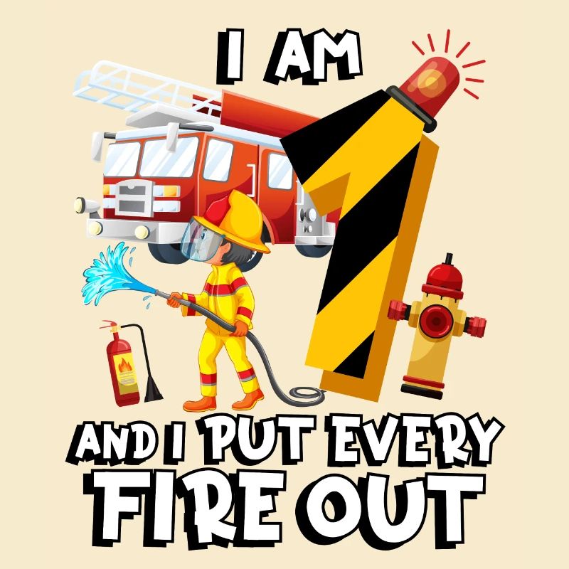 Fire engine firefighting I am 1 year old,