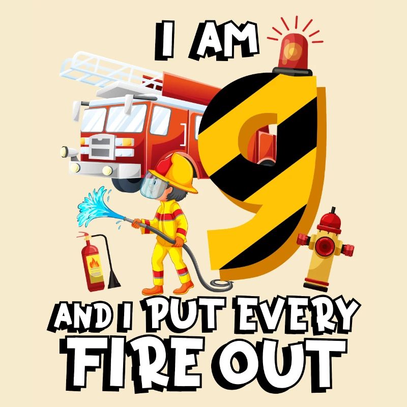 Fire engine firefighting I am 9 years old